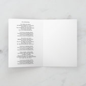 歌詞と封筒とデコロアグリーティングカード カード (内部)