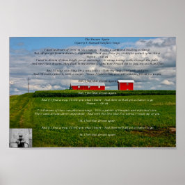 歌詞のポスター – 再び夢 ポスター