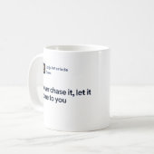 歌詞のマグを書く コーヒーマグカップ (正面左)