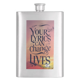 歌詞は人生を変えることができる フラスク