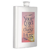 歌詞は人生を変えることができる フラスク (右)
