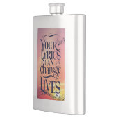 歌詞は人生を変えることができる フラスク (左)