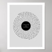 歌詞もしの後ろに秋すべきだ ポスター (正面)