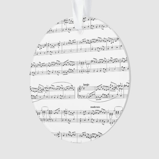 歌詞をアップロードする個人的な歌のクリスマス オーナメント (正面)