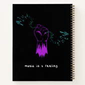 歌詞空白のノート ノートブック (裏面)