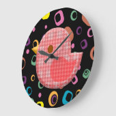 歌鳥時計 ラージ壁時計 (傾斜)