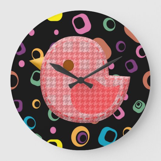 歌鳥時計 ラージ壁時計 (正面)