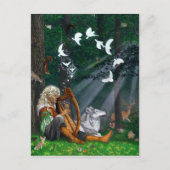 歌鳥 - ポストカード (正面)