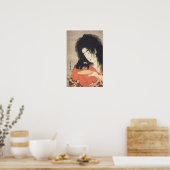 歌麿の日本のアートポスター ポスター (キッチン)