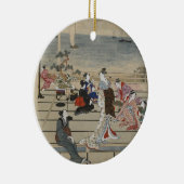 歌麿の日本のオーナメント セラミックオーナメント (右)