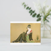 歌麿浮世絵- ポストカード (スタンド正面)