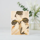 歌麿浮世絵- ポストカード (スタンド正面)