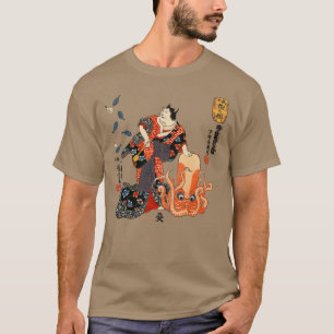 歌(うた)川(がわ)国(よし)芳(よし)さん – 猫が舞台に Tシャツ