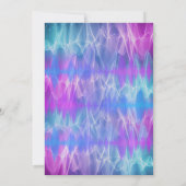 歌、ダンス&パーティーガールズミュージック誕生日パーティー 招待状 (裏面)