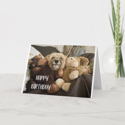 歌*ハッピーバースデー*お客様のみ* カード (正面)