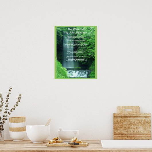 歌：滝 ポスター (キッチン)