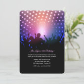 歓呼の友達のシルエット 招待状 (スタンド正面)