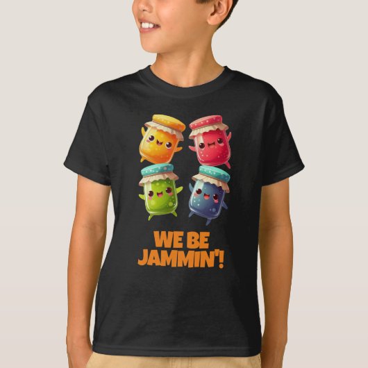 歓喜おもしろいに満ちたジャムジャム Tシャツ (正面)