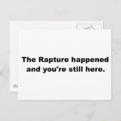 歓喜が起こり、あなたはここにある。 ポストカード (正面/裏面)