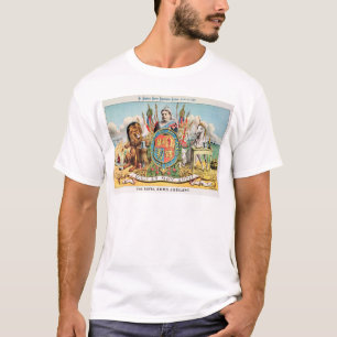 歓喜する王室のな腕 Tシャツ