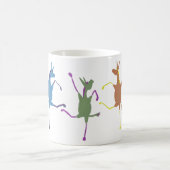 歓喜するJennetsのろばのコーヒー・マグ コーヒーマグカップ (中央)