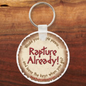 歓喜だ！パーチメントキーチェーン キーホルダー (正面)