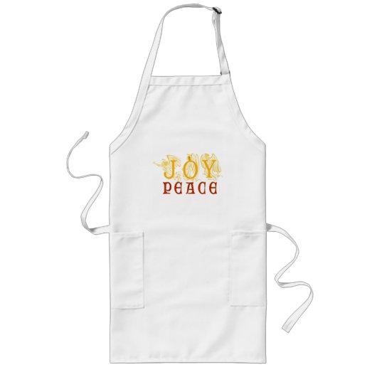 歓喜と平和のエプロン ロングエプロン (正面)