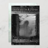 歓喜に満ちたハロウィンの集まり 招待状 (正面/裏面)