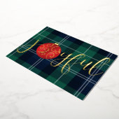 歓喜に満ちたマキシマリストスタイルの水彩画の装飾がリアル 箔シーズンカード (回転した状態)