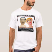 歓喜のための爆発の人形 Tシャツ (正面)