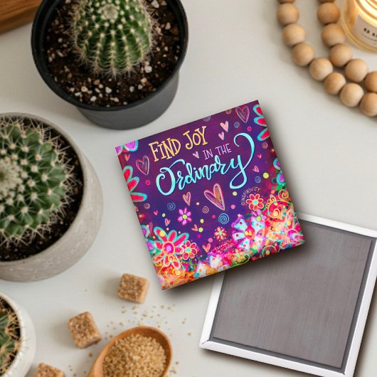 歓喜のインスピリシティパープルおもしろいインスパイアフローラ マグネット