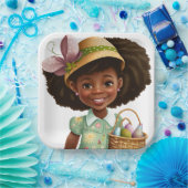 歓喜のイースターお祝いアフリカ系アメリカプレート ペーパープレート (パーティー)