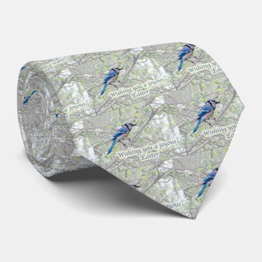 歓喜のイースターブルージェイSongbird ネクタイ (ロール)