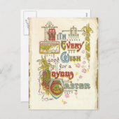 歓喜のイースター シーズンポストカード (正面/裏面)