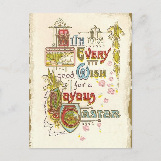 歓喜のイースター シーズンポストカード (正面)