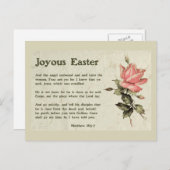 歓喜のイースター シーズンポストカード (正面/裏面)