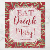 歓喜のクリスマスを！（かんきのクリスマスを！） ワインラベル (シングルラベル)