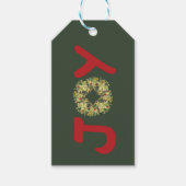 歓喜のクリスマスリース ギフトタグ (正面)