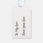 歓喜のクリスマスリース ギフトタグ (裏面)