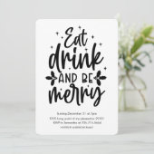 歓喜のクリスマス・パーティ　食べろ、飲め、そして陽気に愉べ！ 招待状 (スタンド正面)