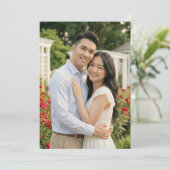 歓喜のクリームロマンチックフォト 招待状 (スタンド正面)