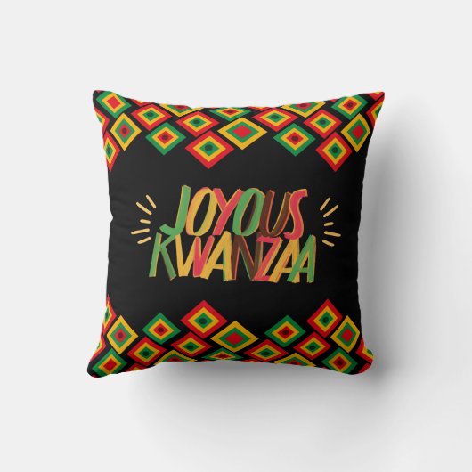歓喜のクワンザ クッション (裏面)