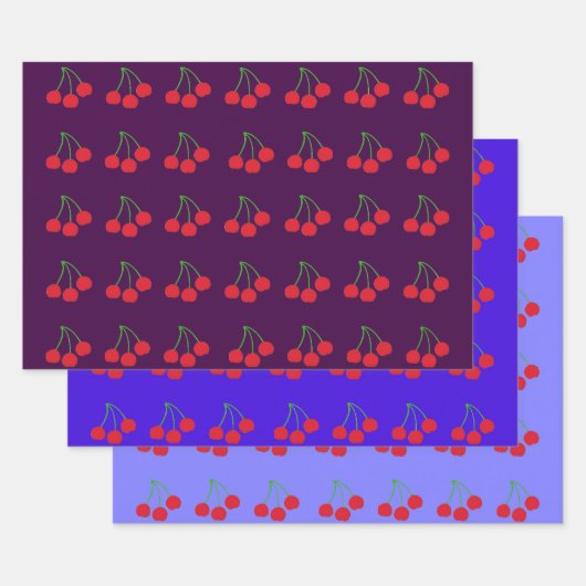 歓喜のマルチパック包装紙（3枚） ラッピングペーパーシート (セット)
