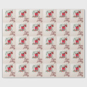 歓喜の休日カスタムの写真パターン（の模様が）ある ラッピングペーパー (フラット)