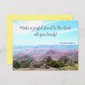 歓喜の叫び声の山 ポストカード (正面/裏面)