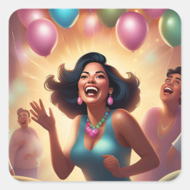 歓喜の声 スクエアシール