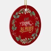 「歓喜の夜：クリスマス企業のバッシュ」 セラミックオーナメント (右)