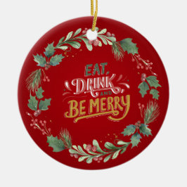 「歓喜の夜:クリスマス企業のバッシュ」 セラミックオーナメント