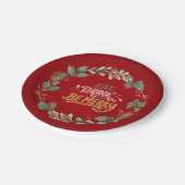 「歓喜の夜：クリスマス企業のバッシュ」 ペーパープレート (アングル)