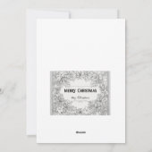 歓喜の季節のクリスマスグリーティングカード シーズンカード (裏面)